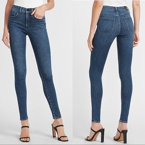 Express Dark Wash Skinny Jeans